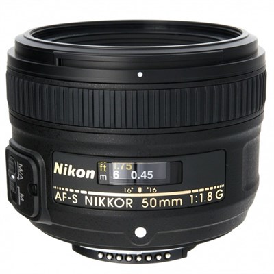 Объектив Nikon AF-S (JAA015DA), 50мм f/1.8 4791563 - фото 102741