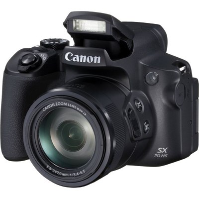 Фотоаппарат Canon PowerShot SX70 HS, 20.3мп, 3", 4K, SDXC, CMOS, LCD, HDMI, WiFi, черный 4791701 - фото 103221