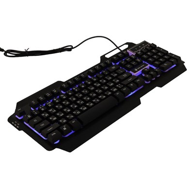 Клавиатура KGK-25U BLACK Dialog Gan-Kata, игровая, с подсветкой, корпус металл, USB, чёрная 2388275 - фото 103399