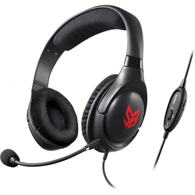 Наушники с микрофоном Creative Sound Blaster Blaze, 2.5м, мониторы, оголовье, цвет черн-красн 39020 3902046 - фото 103935