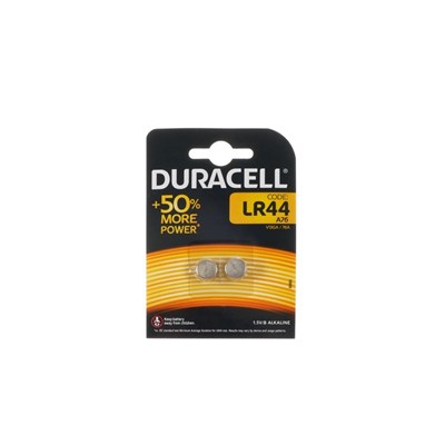 Батарейка алкалиновая Duracell, LR44 (А76, KA76, V13GA)-2BL, 1.5В, блистер, 2 шт. 1544077 - фото 11122