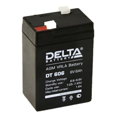 Аккумуляторная батарея Delta 6 Ач 6 Вольт DT 606 1733665 - фото 11897