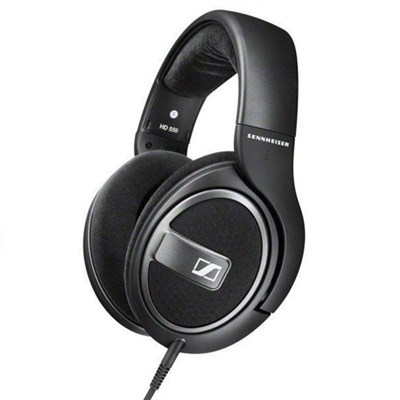 Наушники Sennheiser HD 559, накладные, оголовье, провод 3 м, черные 2600350 - фото 22903