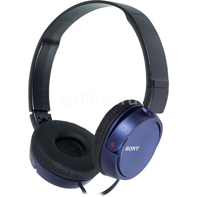 Наушники Sony MDRZX310L.AE, накладные, оголовье, провод 1.2 м, синие 1904288 - фото 25151