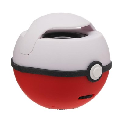 Портативная колонка Pokeboll mini, 3 Вт,  Bluetooth/MicroSD/FM, 600 мАч, красная 5402347 - фото 25263