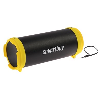 Портативная колонка SmartBuy MKII, Bluetooth, FM-радио, USB, 6 Вт, черно-желтая 4258667 - фото 25519