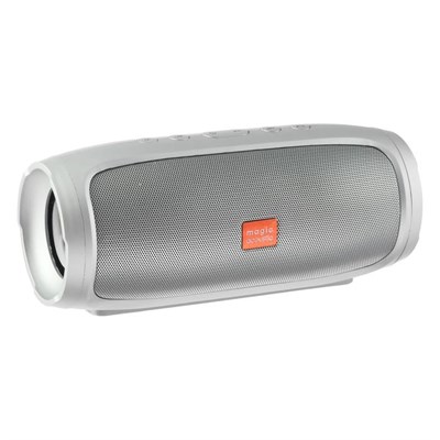 Портативная колонка SK1004SR, microSD/USB/FM, Bluetooth 4.2, 10 Вт, 1200 мАч, серая 5212676 - фото 25998