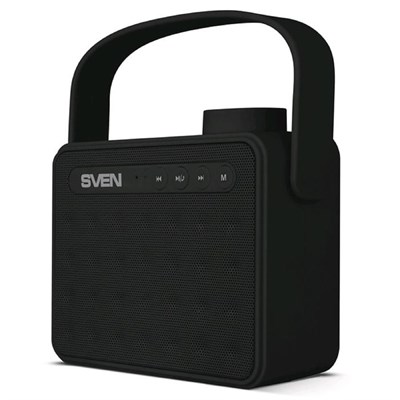 Портативная колонка Sven PS-72 6Вт, FM, AUX, microSD, USB, Bluetooth, 1200мАч, черный 5274251 - фото 26201