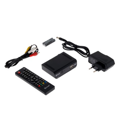 Приставка для цифрового ТВ D-COLOR DC700HD Plus, FullHD, DVB-T2, HDMI, RCA, USB, черная 1919533 - фото 26642