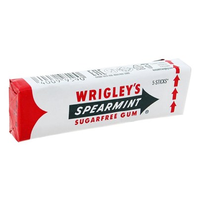 Жевательная резинка Wrigley's Spearmint, 13 г 8011177 - фото 28968