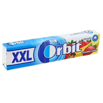 Жевательная резинка Orbit XXL клубника-банан, 20,4 г 8011190 - фото 28974