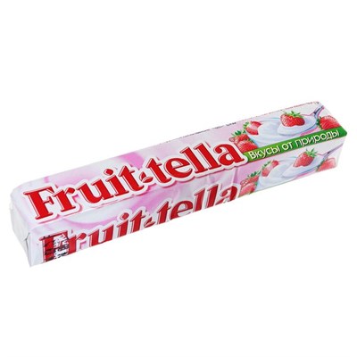 Жевательная конфета Fruittella, "Клубничный йогурт", 42,5 г 1308151 - фото 29500