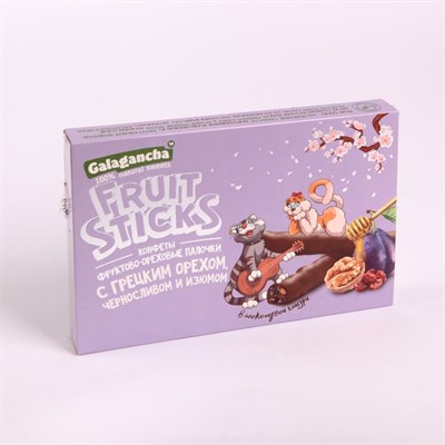 Конфеты Galagancha FruitSticks 175г/с чернос.грецк.орех.изюм. 8083825 - фото 35849