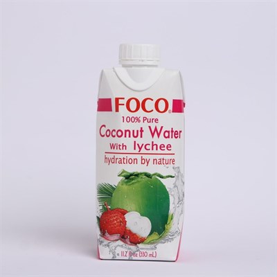 Кокосовая вода с соком личи "FOCO" 330 мл Tetra Pak 4186703 - фото 36324