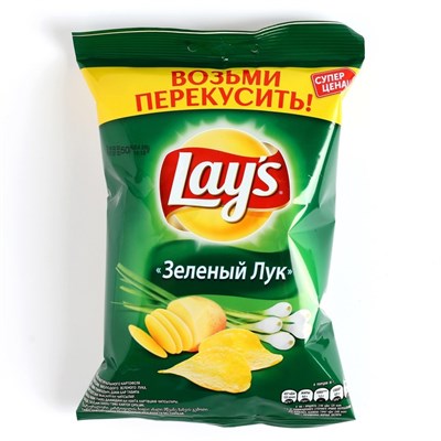 Чипсы Lay's 50г/Молодой зеленый лук 8122067 - фото 36927