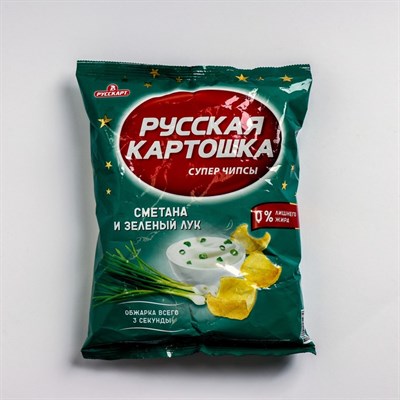 Чипсы Русская Картошка 50г/Сметана и лук 8011833 - фото 37055