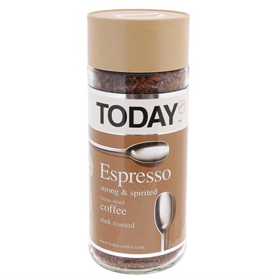 Кофе раств.Today Espresso 95г/ст.б/Хорсъ *** 8013347 - фото 37570