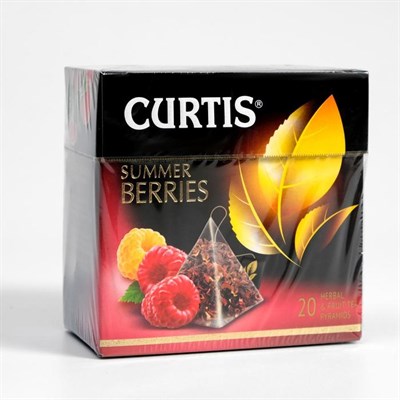 Чай травяной CURTIS 20п*1,7г/Summer Berries/с малиной, гибискусом, шиповником, яблоком/Компания Май 8015818 - фото 39895