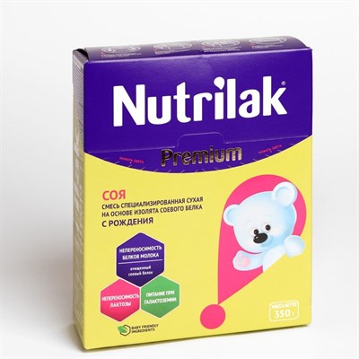 Молочная смесь Nutrilak Premium соя с рождения 350г 8122209 - фото 41678