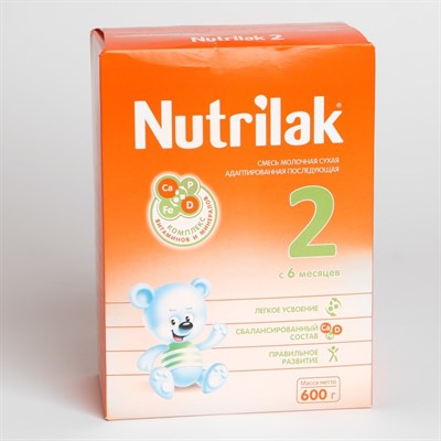 Молочная смесь Nutrilak 2 600г 8122213 - фото 41684