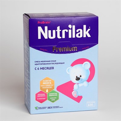 Молочная смесь  Nutrilak Premium-2 600г 8122216 - фото 41690