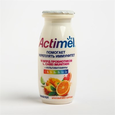 Продукт ACTIMEL кисломолочный обогащенный цитрусовый микс 2,6% 100г 8074189 - фото 42689