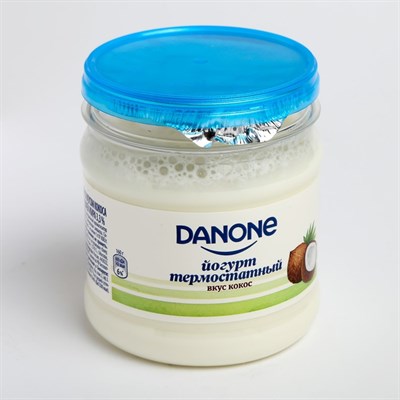 Йогурт DANONE термостатный кокос 160г 8074198 - фото 42693