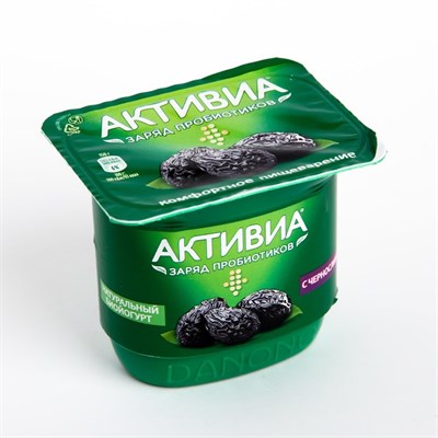 Биойогурт ACTIVIA обогащенный чернослив 2,9% 150г ст 8017234 - фото 42806