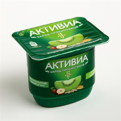 Биойогурт ACTIVIA обогащенный киви/мюсли 3% 150г ст 8017236 - фото 42808