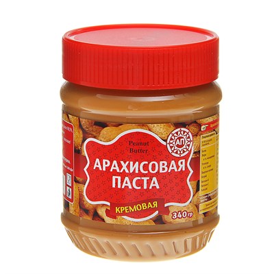 Арахисовая паста "Агент-продукт" кремовая, 340 г 3470825 - фото 44763