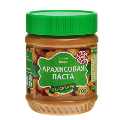 Арахисовая паста "Агент-продукт" без сахара, 340 г 3470826 - фото 44765