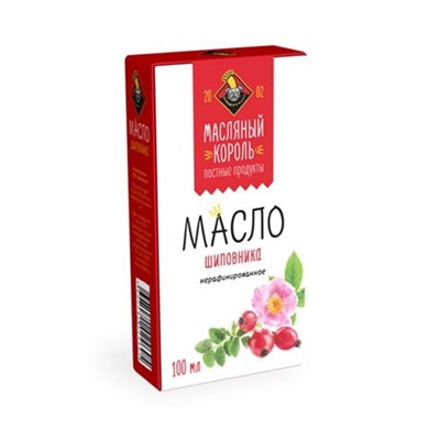 Масло Шиповника нераф. 100г Масляный король 8110997 - фото 50836