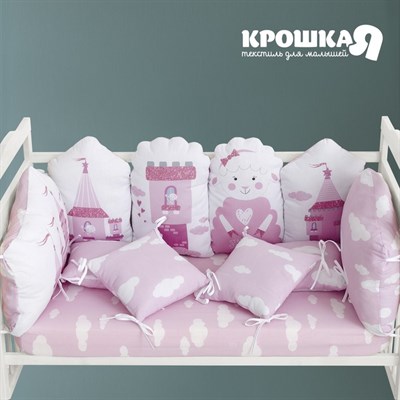 Набор бортиков "Крошка Я" Little star (60*42смх2шт,30*42смх4шт,30*30смх4шт),100% хл 3617364 - фото 59887