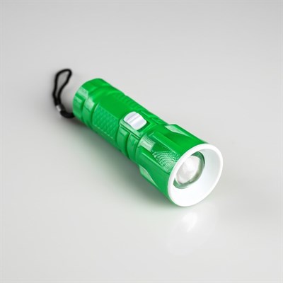 Фонарик ручной "Грани", 1 LED, zoom, микс, 9.6х3.5х3.5 см 1134477 - фото 6680