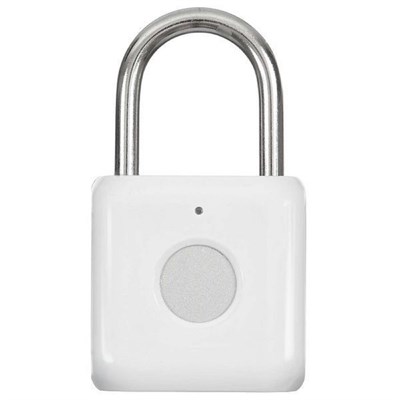 Умный замок Digma SmartLock P1, навесной, разбл.отпеч.пальца, 100мАч, белый (SRP1) 4898589 - фото 75452