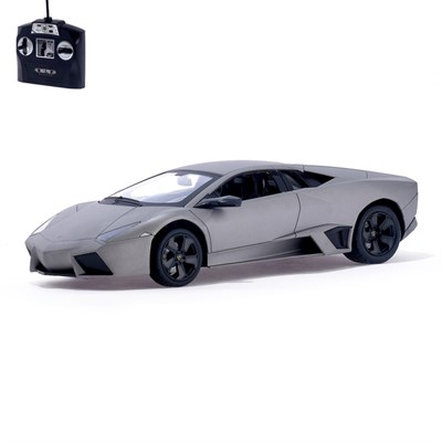 Машина радиоуправляемая Lamborghini Reventon, 1:14, работает от аккумулятора, свет, цвет серый 4648074 - фото 76150