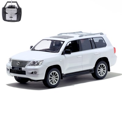 Машина радиоуправляемая Lexus LX570, масштаб 1:14, работает от аккумулятора, световые эффекты, цвет белый 2388605 - фото 76844