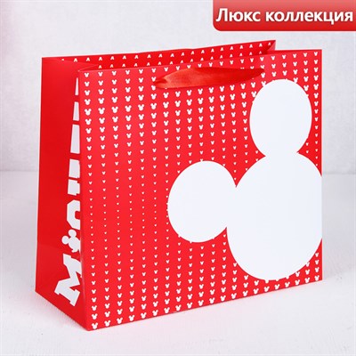 Пакет подарочный «Mickey», Микки Маус, 23х27х11,5 см 3908781 - фото 83370