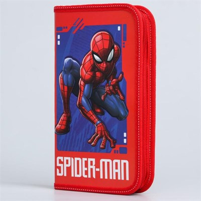 Пенал "Spider-man", 1 секция, 115х205х30 мм,  Человек-паук 4813999 - фото 92985