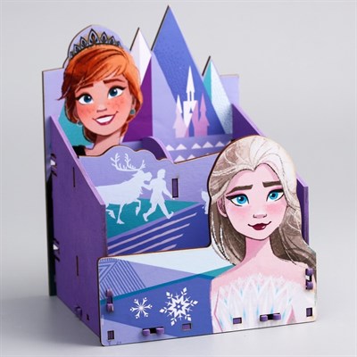 Органайзер для канцелярии Frozen, Холодное сердце, 140 х 160 х 140 мм 5078504 - фото 95767